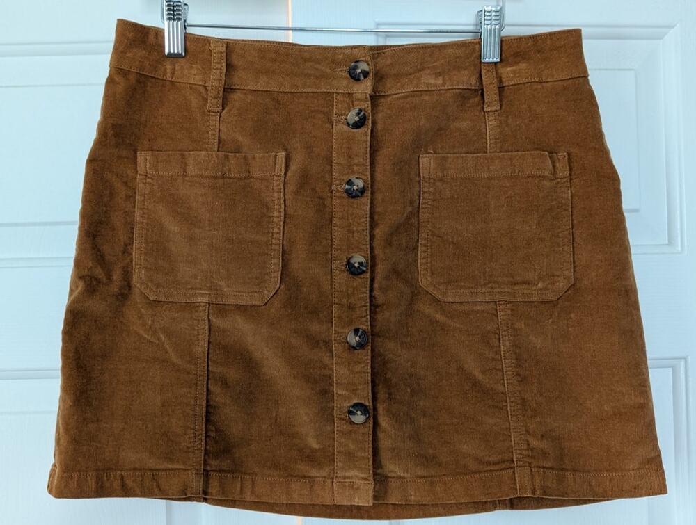 SO Brown Corduroy Skirt